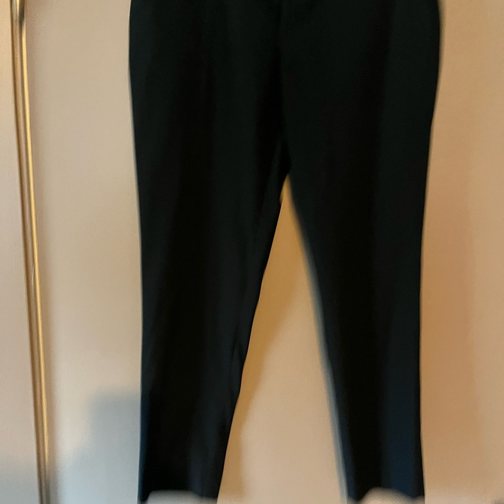Straight leg black pants